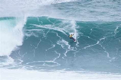Gallery: 35-Foot Waves Blast Nazaré for Tow Surfing Contest - Surfer