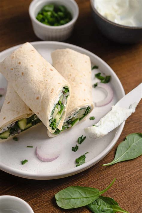 Healthy Spinach Wrap Oat & Spinach Wraps