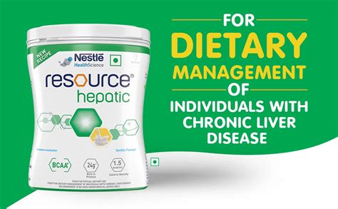 Nestle Resource Hepatic Vanilla Flavour Powder, 400 gm | Uses, Benefits ...