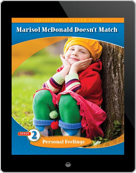 Pathways2.0 Grade 2 Personal Feelings Unit: Marisol McDonald Doesn't ...