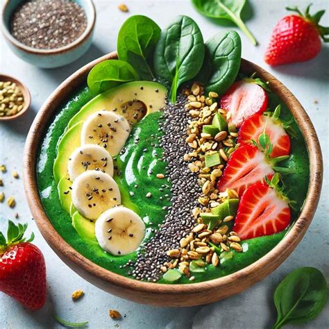 Green Smoothie Bowl Recipes - Healthy and Delicious - kitchenmasteryrecipes