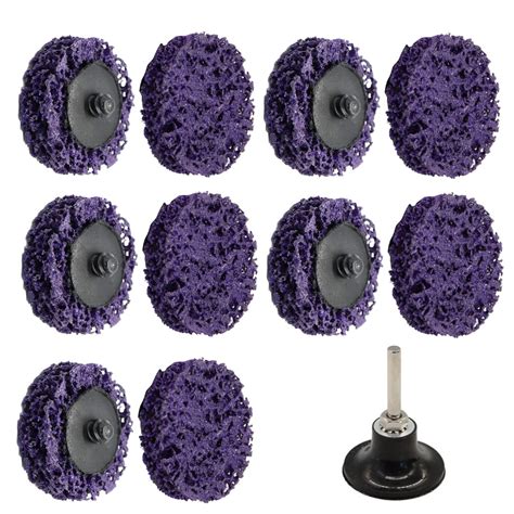 Nakkaa 11 Pack 2" Quick Change Easy Strip Discs Silicon Carbide Easy ...