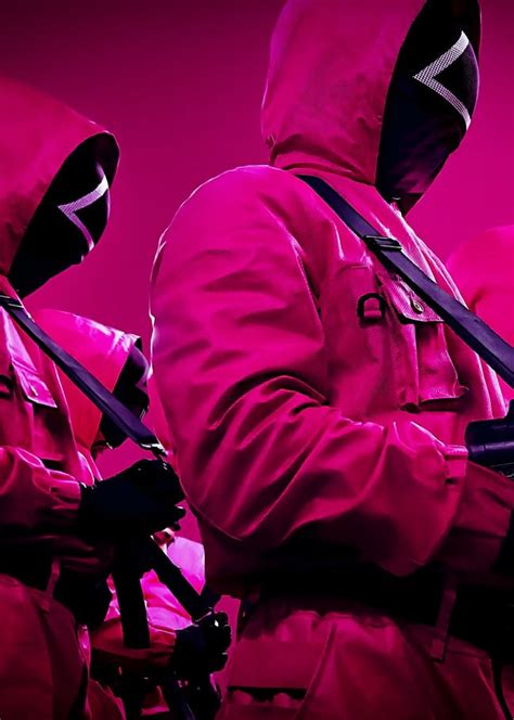 The Pink Soldier - Squid Game Metal Poster – Epicanimerch