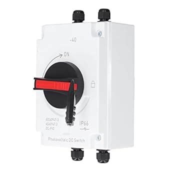 DC1000V 32A Photovoltaic Isolator Disconnect Switch Solar PV Changeover ...
