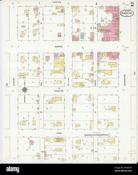 Map of bunker hill hi-res stock photography and images - Alamy