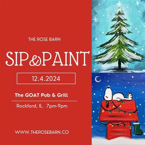 The GOAT Pub & Grill Sip & Paint, The GOAT Pub and Grill, Rockford, 4 ...