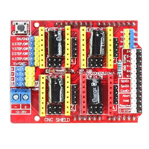 CNC Shield v3 for e.g. Arduino Uno and a4988/drv8825 | Ubuy India