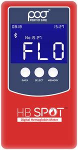 POCT HB Spot Digital Hemoglobin Meter Reagent Free Microcuvette ...