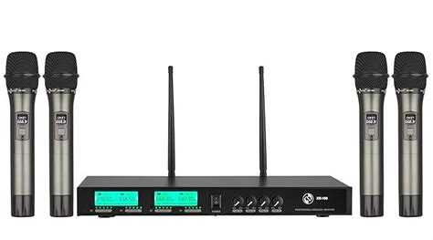 The Studiomaster XR 100 Dual Wireless Microphone System – UHF Handheld ...