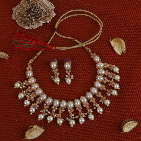 Moti Necklace - Buy Moti Necklace online at Best Prices in India ...