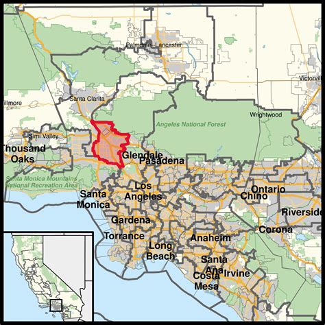 File:California's 29th congressional district (since 2027).svg - Wikimedia Commons