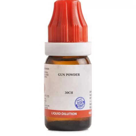 Gun Powder Homeopathic Dilution for Infections, Abscess & Wound Healin ...