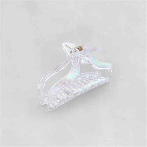 Clear Holographic Korean Claw Clip – Crazily Kawaii