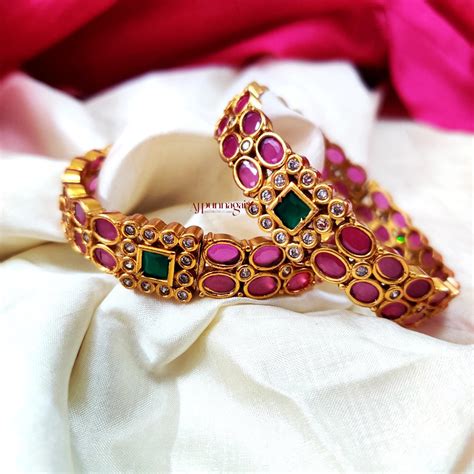 Trendy Kemp Stone Openable bangle – AJ Punnagai