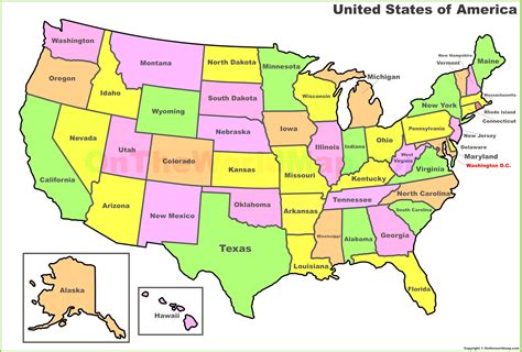 United States of America Map Quiz 的图像结果