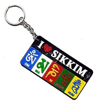 TRT-Sales Rubber Tibet Buddhists Prayer Om Mani Padme Hum Keychain Key ...