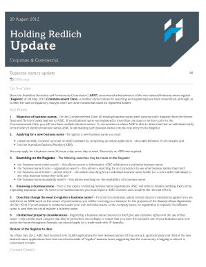 Fillable Online Business names update Fax Email Print - pdfFiller