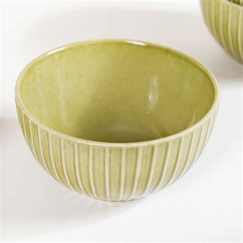 Costola Ceramic Serving Bowl Set Of 4 650ml Online - Premium Serving ...