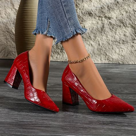 Ladies Red Dress Shoes