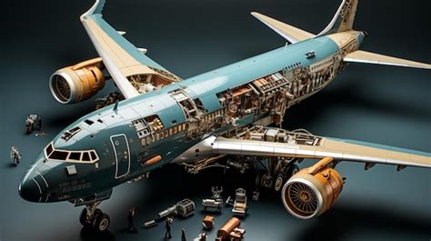 Image result for Airplane Exploded-View