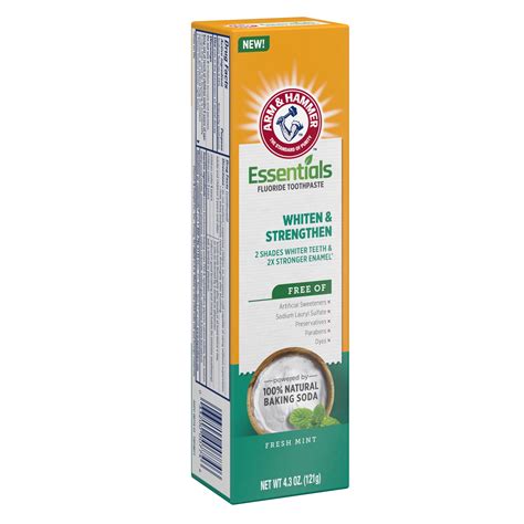 ARM & HAMMER Essentials Fluoride Toothpaste - Whiten India | Ubuy