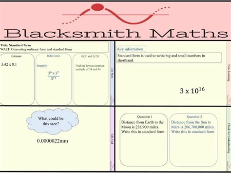 Standard Form Lesson 的图像结果