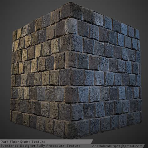 Dark Stone Floor Texture