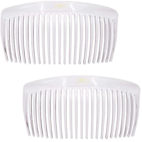 Amazon.com : Camila Paris CP2911 French Side Combs Large Curved, Clear ...