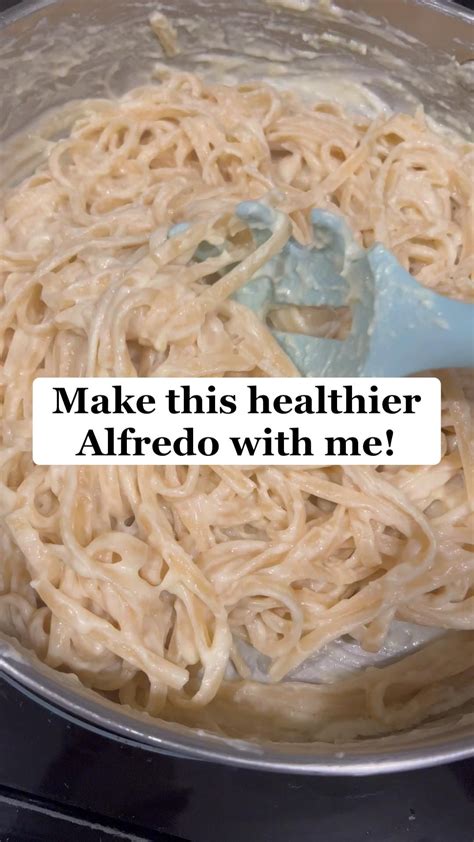 Healthier alfredo • no butter or heavy cream • quick and easy dinner ...