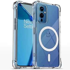 Amazon Basics Back Cover for OnePlus 9 Mag-Safe Shockproof PC + TPU ...