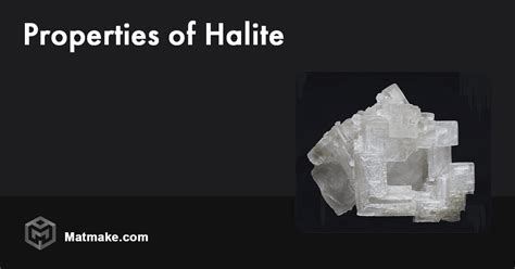 Halite - Properties
