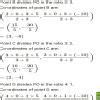 Points A, B and C divide the line segment joining the points D(8 - 4 ...