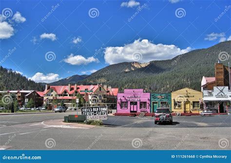 Resort Town of Red River, New Mexico Editorial Stock Photo - Image of ...