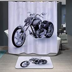 Motorcycle Shower Curtain by 180x180cm Waterproof Cool Motorcycle Polyester Shower Motorcycle Shower Curtain