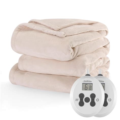 Snapklik.com : Sunbeam Royal Posh Champagne Heated Blanket