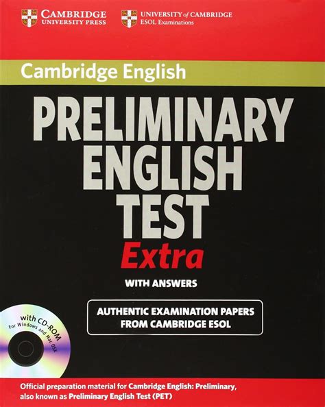 Amazon.com: Cambridge Preliminary English Test Extra Student's Book ...