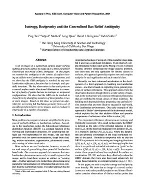 Fillable Online eecs harvard isotropy reciprocity and the generalized ...