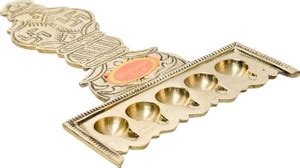 Bhimonee Decor Bhimonee Decor Flat Udupi Panch Aarti | Diya for Rituals ...