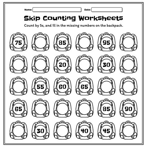 Skip Counting Printables