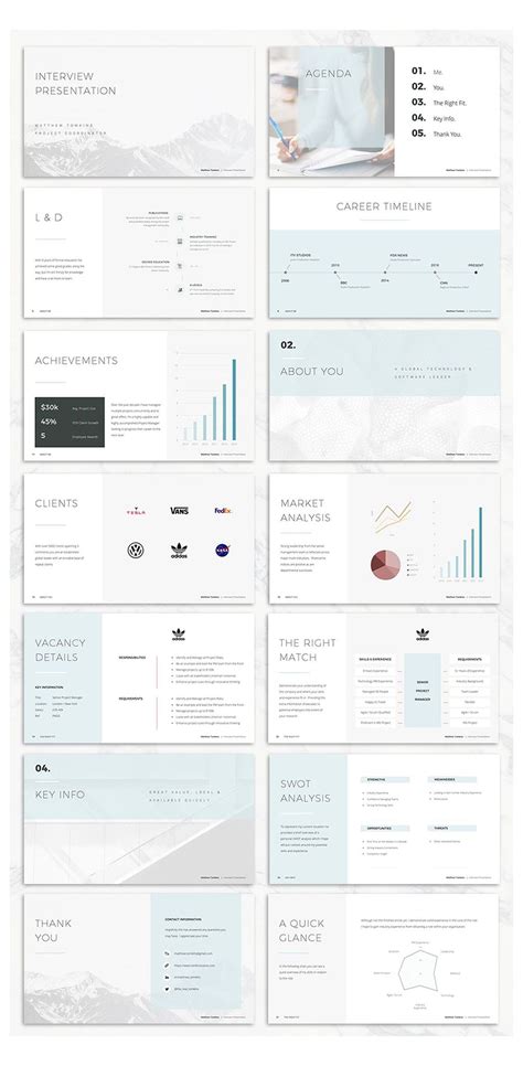 Image result for Interview Presentation Layout