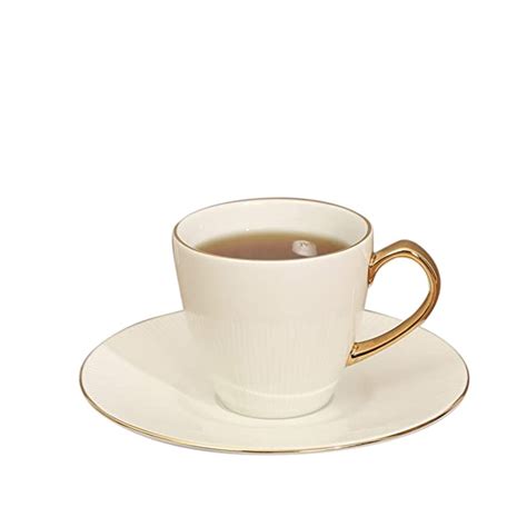 Home Centre |Marshmallow Ceramic Cup and Saucer - 200ml|Tea Coffee Sets ...