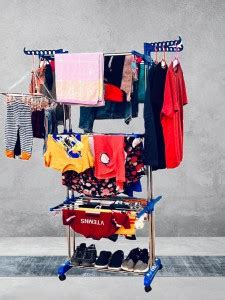 TNC Steel Floor Cloth Dryer Stand 35 Price in India - Buy TNC Steel ...