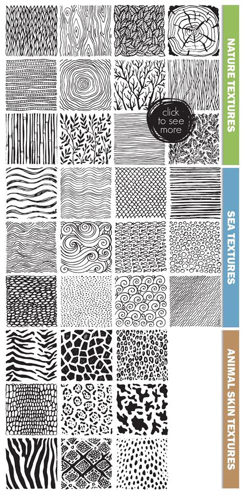 Texture Drawing Ideas Easy