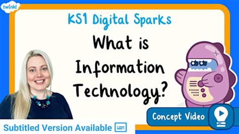 What Is Information Technology? | Digital Sparks KS1 Computing Concept ...