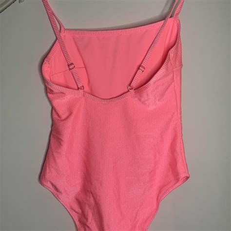 H&M bright pink swim suit Brand new - never been... - Depop