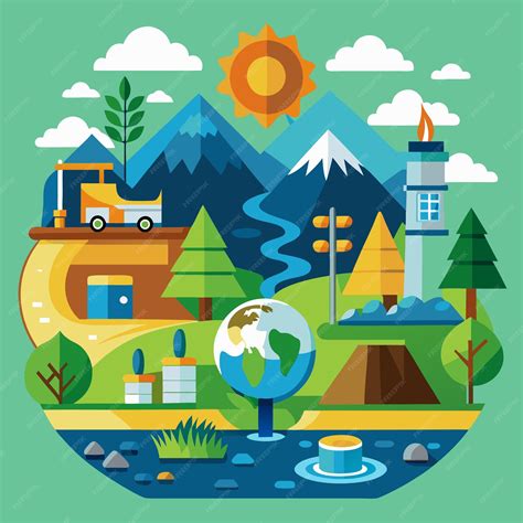 Natural resources clipart vector art and illustration | Premium AI ...