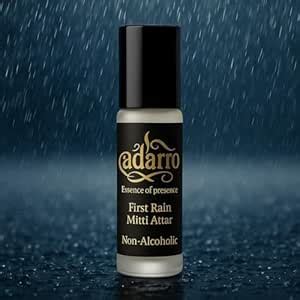 Adarro Mitti Rain Attar – 8ml | Unisex Natural Ittar Perfume Oil ...