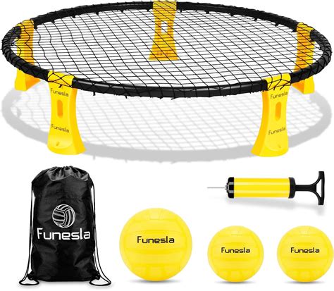 Funesla Roundnet Game Set Standard 3 Balls Kit - India | Ubuy