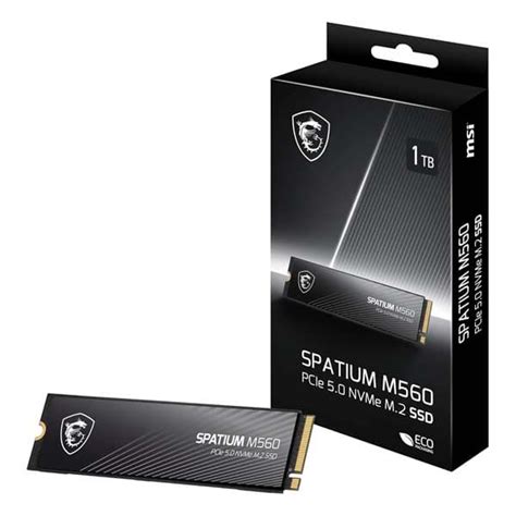 Buy Shop MSI SPATIUM M560 PCIe 5.0 NVMe M.2 1TB Solid State Drive at ...