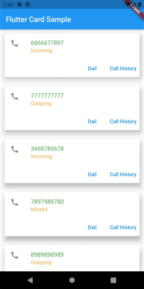 Image result for Card Layout in API Call in Flutter